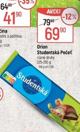 Globus ORION Studentská pečeť nabídka