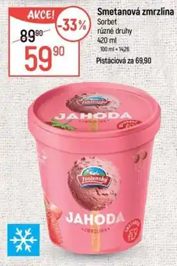 Globus Smetanová zmrzlina nabídka