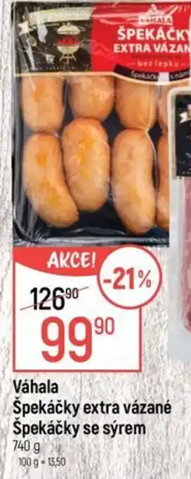 Globus VÁHALA Špekáčky extra vázané špekáčky se sýrem nabídka