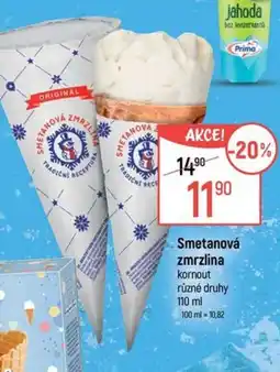 Globus Smetanová zmrzlina nabídka
