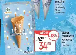 Globus GLOBUS Zmrzlinové kornouty nabídka