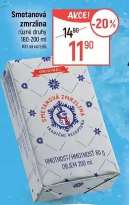 Globus Smetanová zmrzlina nabídka