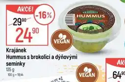 Globus KRAJÁNEK Hummus s brokolicí a dýňovými semínky nabídka