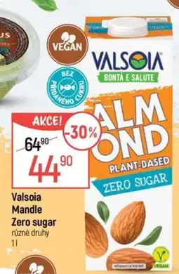 Globus VALSOIA Mandle zero sugar nabídka