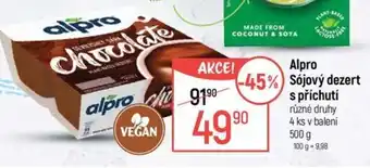 Globus ALPRO Sójový dezert s příchuti nabídka