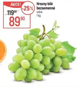 Globus Hrozny bílé bezsemenné nabídka