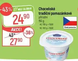Globus Choceňské tradiční pomazánkové nabídka
