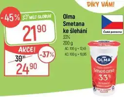 Globus OLMA Smetana ke šlehání nabídka