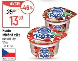 Globus KUNIN Mléčná rýže nabídka
