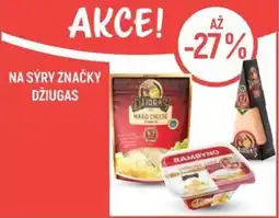 Globus Na sýry značky džiugas nabídka