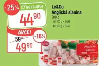Globus LE&CO Anglická slanina nabídka