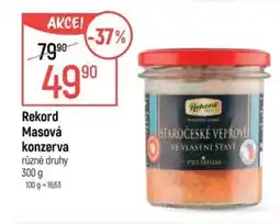 Globus REKORD Masová konzerva nabídka