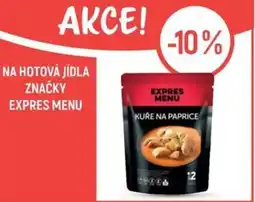 Globus Na hotová jídla značky expres menu nabídka