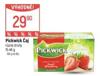 Globus PICKWICK Čaj nabídka