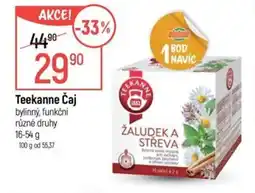 Globus TEEKANE Čaj nabídka