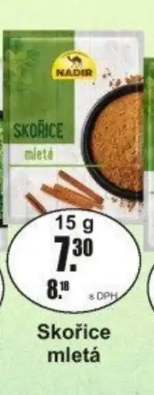 Nadir Skořice mletá