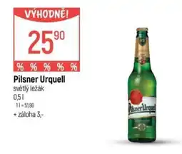 Globus Pilsner urquell nabídka