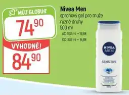 Globus Nivea men nabídka