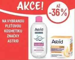 Globus Na vybranou pleťovou kosmetiku značky astrid nabídka