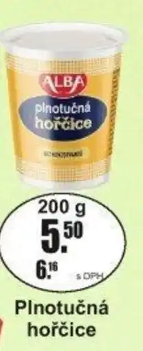 Adam Alba Plnotučná hořčice nabídka
