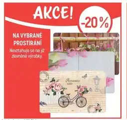 Globus Na vybrané prostírání nabídka