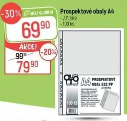 Globus Prospektový obaly a4 nabídka
