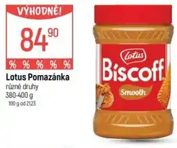 Globus LOTUS Pomazánka nabídka