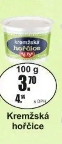 Adam Kremžská hořčice nabídka
