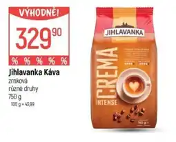 Globus JIHLAVANKA Káva nabídka