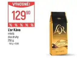Globus L'OR Káva nabídka