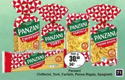 Adam Panzani Chifferini, Torti, Farfalle, Penne Rigate, Spaghetti nabídka