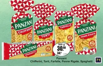 Adam Panzani Chifferini, Torti, Farfalle, Penne Rigate, Spaghetti nabídka
