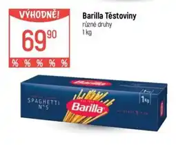 Globus BARILLA Těstoviny nabídka