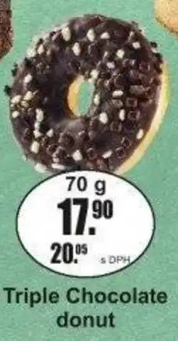 Adam Triple Chocolate donut nabídka