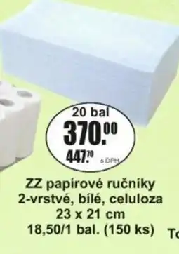Adam ZZ papírové ručníky 2-vrstvé, bílé, celuloza nabídka