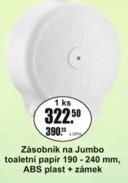 Adam Zásobník na Jumbo toaletní papír 190 - 240 mm, ABS plast + zámek nabídka