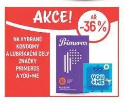 Globus Na vybrané kondomy a lubrikační gely značky primeros a you+me nabídka