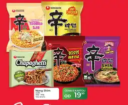 Tamda Foods Nong Shim nudle nabídka