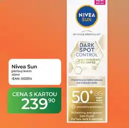 Tamda Foods Nivea Sun pleťový krém nabídka