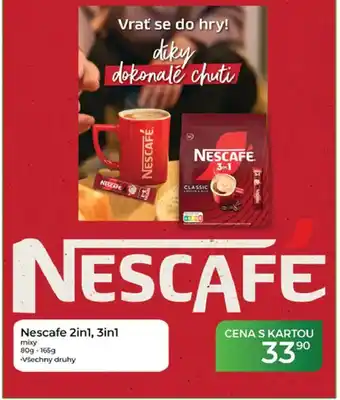 Tamda Foods Nescafe 2in1, 3in1 nabídka