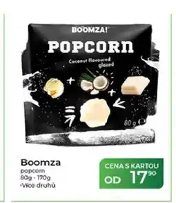 Tamda Foods Boomza popcorn nabídka