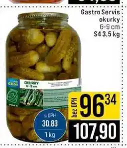 Jip Gastro Servis okurky 6-9 cm S nabídka
