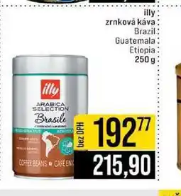 Jip illy zrnková káva Brazil Guatemala Etiopia nabídka