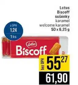 Jip Lotus Biscoff sušenky karamel welcome karamel nabídka
