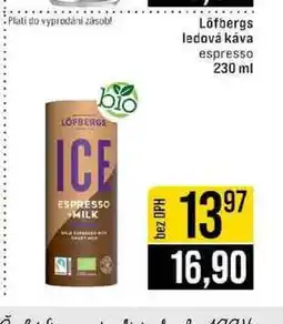 Jip Löfbergs ledová káva espresso nabídka