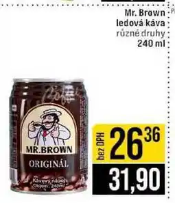 Jip Mr. Brown ledová káva různé druhy nabídka