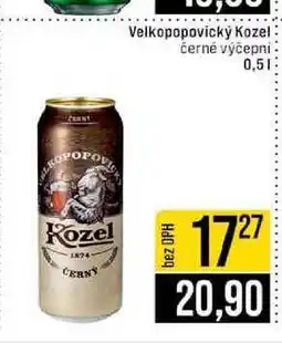 Jip Velkopopovický Kozel černé výčepni nabídka