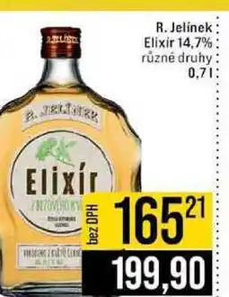 Jip R. Jelínek Elixir 14,7% různé druhy nabídka