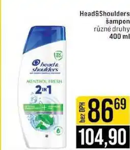 Jip Head&Shoulders šampon různé druhy nabídka