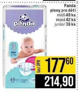 Jip Panda pleny pro děti midi 48 ks maxi 42 ks junior 36 ks nabídka